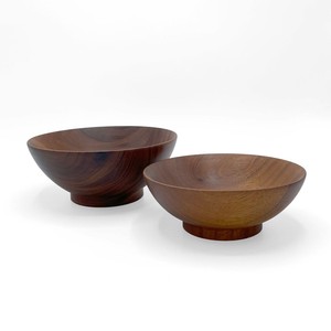 Bol en bois d'acajou artisanal en gros |   Artisan de Moradabad |   Design asymétrique - Product Image 2