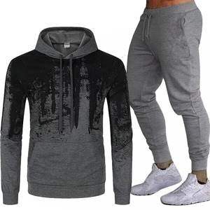 Conjunto Deportivo para Hombre, Último Modelo, Alta Calidad, Transpirable, 100% Algodón, Invierno, Casual, Liso, Diseño Personalizado, Superventas - Product Image 2
