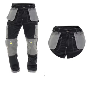 Pantalones de Trabajo Resistentes de Poliéster para Hombre, Antibacterianos, Tallas Grandes, Cómodos para Entornos de Trabajo Exigentes - Product Image 4