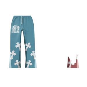 ชุดวอร์ม2ชิ้นผ้าคอตตอนเนื้อหนาแฟชั่นใหม่สำหรับฤดูหนาวพิมพ์โลโก้ตามสั่งสีทึบ100% - Product Image 6