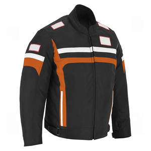 Blouson de moto en textile sur mesure pour hommes, blouson de course de moto de haute qualité, designs disponibles, équipement de protection pour la conduite - Product Image 2