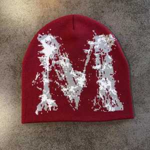 Customize Unisex Jacquard Beanie Hat Letter Pattern <b>Winter</b> <b>Cap</b> Casual Style Adult Street Style - Product Image 6
