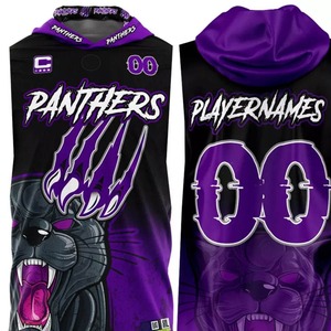 Camiseta de Baloncesto sin Mangas con Capucha Swamp Chomp, Impresión por Transferencia de Calor, Secado Rápido, 100% Poliéster, Unisex para Adultos, Rosa y Verde - Product Image 6