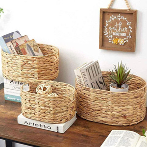 Jacintha de agua tejida a mano de alta calidad al mejor precio para almacenamiento de herramientas en el armario de la cocina, decoración vintage, organizador sostenible - Product Image 3