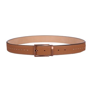 Cinturón de Cuero con Hebilla de Aleación de Estilo Casual para Hombre, Duradero, Ligero, Transpirable, 3.5 cm de Ancho, Elementos de Hebilla Personalizables - Product Image 1