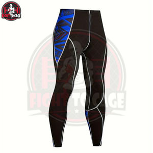 Conjunto de 2 Piezas de Rashguard de Compresión y Leggings, Ropa Deportiva para MMA y Boxeo, Sublimación Personalizada Disponible, la Más Alta Calidad - Product Image 4