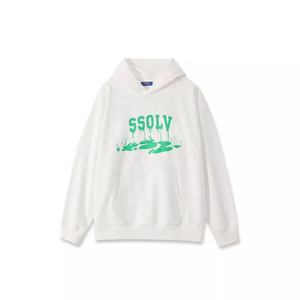 OEM Hombres de peso pesado de gran tamaño Full Zip Hoodie 3D Puff Imprimir Logotipo personalizado Bordado Francés Terry Forrado de punto antiarrugas - Product Image 2