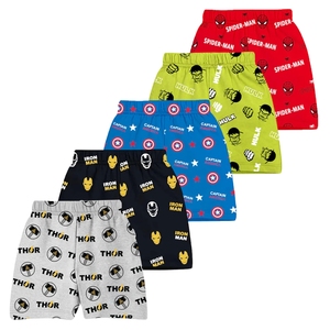 Shorts de Playa para Niños, Tejido Transpirable, Algodón Ecológico, Color Liso, para Verano, Niños y Niñas de 2 a 10 Años, Cintura Elástica - Product Image 1
