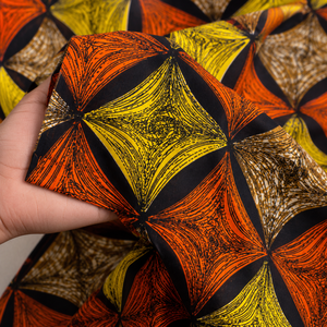 Tela Africana Estampada al por Mayor, Textil de Algodón Ankara, Tela Batik Colorida para Vestidos Tradicionales, Prendas de Moda - Product Image 4