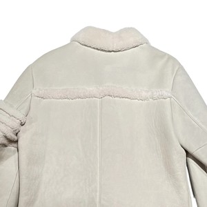 Premium Genuine Leather <b>Shearling</b> <b>Jacket</b> <b>Men</b> Warm Fur Lined Aviator Biker Winter Coat Durable Stylish Luxury Outerwear Wear - Product Image 3