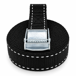 Sangle d'arrimage à boucle à came en polyester 250 kg 25 mm, robuste pour le maintien de cargaison sur camion, vente en gros, fournisseur d'usine - Product Image 1