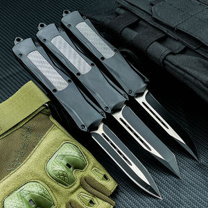 Cuchillo de caza al aire libre de fibra de carbono BM 3300, hoja de acero 440C, cuchillo táctico de autodefensa para senderismo, cuchillo multifuncional para acampar - Product Image 2