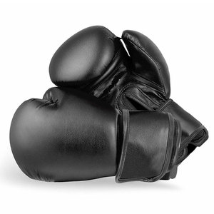 Gants de boxe en cuir blanc, noir et rouge personnalisables Econex Sports avec fermeture à enfiler pour l'entraînement des adultes - Product Image 6