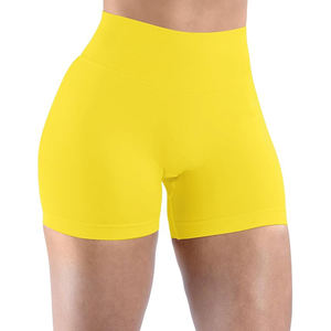 Shorts de yoga taille haute sculptant les fesses, contrôle du ventre, tissu doux sans couture, pour la course à pied - Product Image 2