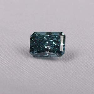 Diamant CVD de laboratoire certifié IGI, taille Radiant, 1 carat, bleu intense fantaisie, VVS2 VS1, pour la fabrication de bijoux fins unisexes, OEM ODM - Product Image 1