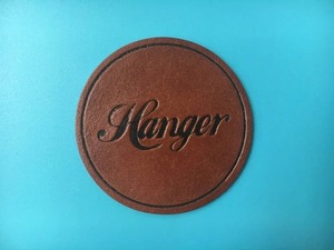 Custom Leather Square <b>Patch</b> With Bear Head Embossed Design Take Care Out There <b>Sew</b>-<b>On</b> Style Handmade <b>Patch</b> - Product Image 3