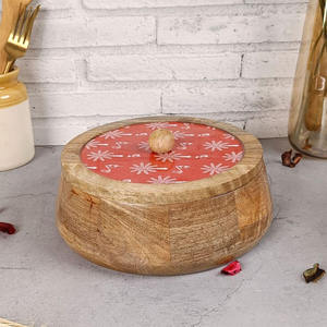 Pot en bois de haute qualité pour aliments chauds fabriqués à la main conceptions résistantes à la chaleur idéales pour le stockage des aliments dans la cuisine et le service quotidien à la maison - Product Image 6