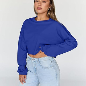 Sudadera con Capucha Oversize Personalizada para Mujer, Estilo Casual Hip Hop, Hombros Caídos, Algodón, 360g, Forro Polar, Bordado - Product Image 2