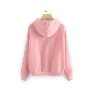 Nouveaux pulls en coton personnalisés avec logo en gros, pulls d'hiver pour femmes, col rond ample et manches longues, couleur unie - Product Image 6