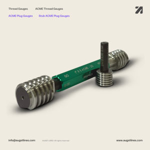 Calibradores de rosca ISO Metric/UN/TR/ACME/Stub Acme/Buttress para verificar la precisión del diámetro y paso de roscas internas de 1 mm a 500 mm. - Product Image 5