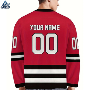 Jersey de Hockey sobre Hielo Premium de Alto Rendimiento, Material que Absorbe la Humedad, Estilo Vintage, Precio al por Mayor, Totalmente Personalizado, Nuevo - Product Image 2