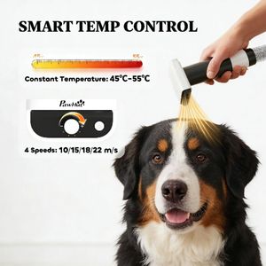 Aspiratore e Asciugatore per Toelettatura Cani con Alimentazione a Batteria, in Materiale ABS, Pettini per Rimozione Peli Animali Domestici, Strumenti per la Toelettatura di Piccoli Animali - Product Image 4