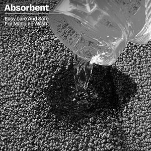 Tapis de bain personnalisés de haute qualité 100% coton tissé, super absorbants, fins, en peluche, séchage rapide, durables, pour le sol de la salle de bain - Product Image 6