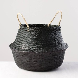 Bathroom organizer seagrass <b>basket</b> handmade from woven straw wholesale sea grass tribal <b>baskets</b> - Product Image 2