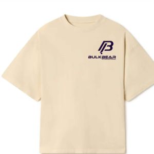 T-shirt pour homme BULKBEAR 100% coton, manches courtes, col rond, coupe classique, séchage rapide, respirant, léger, tricoté - Product Image 1