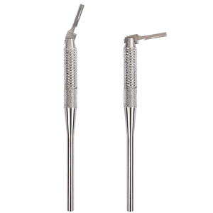 ด้ามจับมีดผ่าตัดแบบปรับได้ DENTRIC IMPLANTS ME-504 สีเงิน พร้อมใบมีดสแตนเลส จำนวน 1 ชิ้น อุปกรณ์ผ่าตัด - Product Image 2