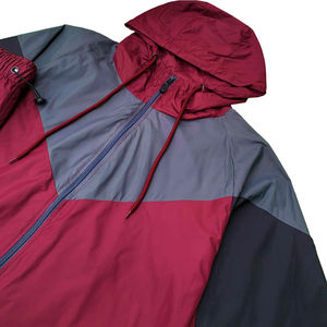 Ensemble de survêtement coupe-vent personnalisé pour homme, color block, à capuche, imperméable, pour le sport, la course à pied, le jogging, deux pièces, tenue de plein air - Product Image 2