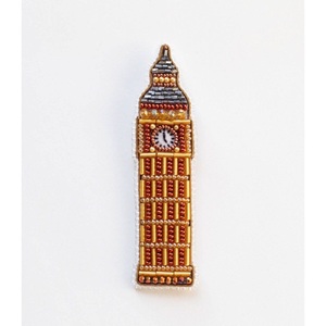 Decorative Seed Beads Beaded Embroidery Crystal Brooch For Fashion <b>Accessories</b> Luxury Handmade Seed Beads Crystal Embroidery - Product Image 1