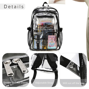 High Quality Eco Friendly Pvc <b>Backpacks</b> Best Selling Pvc <b>Backpacks</b> Trendy Accessories Pvc <b>Backpacks</b> - Product Image 3