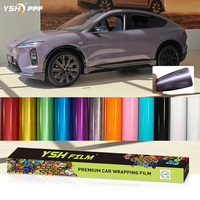 Film de protection de peinture TPU aliphatique auto-réparant 7,5 mil, hydrophobe, changeant de couleur, anti-rayures, protection UV-IR, 1,52*15m pour carrosserie automobile