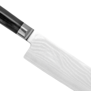 Couteau de chef de 10 pouces en acier Damas, lame de cuisine tranchante avec manche en Pakkawood pour trancher, hacher et couper en dés la viande et les légumes - Product Image 2