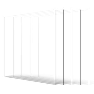 "5 Pack 24x36 Inch 0.04" Cast PC <b>Plastic</b> <b>Sheets</b> Transparent & Flexible Craft Panels" - Product Image 5
