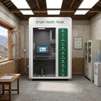 Huasheng Medical Advanced Telemedicine AI-enabled Chronic Disease Screening Healthcare Kiosk Pemeriksaan Fisik HS-S560 OEM