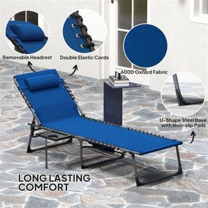 Fauteuil de camping et de pêche d'extérieur confortable pour le bureau ou les loisirs, idéal pour se prélasser au soleil - Product Image 5