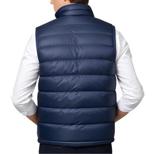 Nuevo chaleco acolchado cortavientos para hombre con capucha desmontable, impermeable y transpirable - Product Image 3