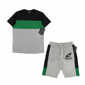 Ensemble deux pièces personnalisé pour homme : T-shirt et short assorti à bas prix, impression numérique, manches courtes - Product Image 1