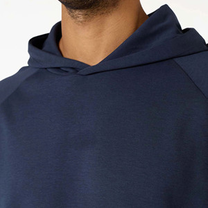 Ensemble de survêtement décontracté pour homme, bleu marine, avec sweat à capuche et pantalon de jogging, idéal pour le sport, la course, l'entraînement, la gym, le fitness et les loisirs, personnalisable - Product Image 5