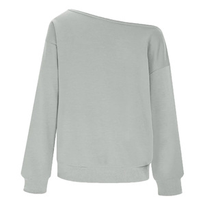 Sudadera Casual Ecológica de Primavera para Mujer, Bordada, de Algodón/Bambú, Transpirable, Resistente al Viento, Cuello Redondo Regular, Corte Completo - Product Image 1