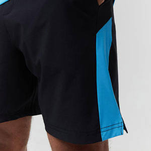 OEM ODM Conjunto de Camiseta Deportiva Azul para Hombre de la Mejor Calidad con Detalles Negros, Cuello Redondo, Secado Rápido, Tejido de Poliéster, Ropa de Verano al por Mayor. - Product Image 6