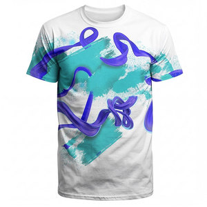 Camiseta DTG de algodón premium, suave, transpirable, ecológica, de secado rápido, para uso diario, cómoda, informal, de manga corta para hombre. - Product Image 1