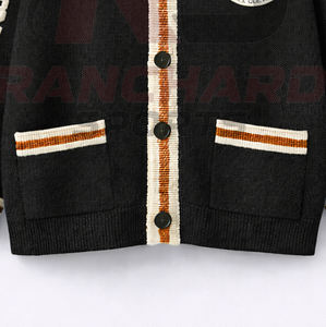 Suéter Cárdigan Universitario Personalizado HBCU |   Suéter sin mangas con botones frontales |   Ropa de Calle Ecológica 100% Algodón - Product Image 3