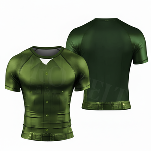 เสื้อแรชการ์ดสำหรับฝึกซ้อม BJJ ระบายอากาศได้ดี แห้งเร็ว กระชับกล้ามเนื้อ สำหรับผู้ชาย ออกกำลังกาย ฟิตเนส เล่นน้ำ ทนทาน - Product Image 3