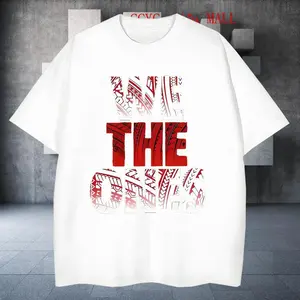 Camiseta de hombre de tela orgánica con bordado y estampado gráfico, corte muscular, ropa deportiva para gimnasio, atletismo, ecológica. - Product Image 1