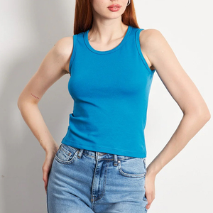 Comfortable Women High Quality <b>Low</b> MOQ Women Tank <b>Top</b> Best Manufactures <b>Low</b> MOQ Women Tank <b>Top</b> For Adults - Product Image 5