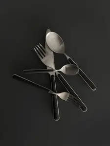 Elegante Juego de Cubiertos Metálicos para Buffet, Ideal para Eventos de Catering, Salones de Banquetes y Arreglos de Comedor en Hoteles - Product Image 6