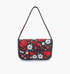 Sac de soirée perlé fait main de qualité supérieure, sac à bandoulière de luxe de créateur, pochette brodée artisanale, sac à main à l'épaule - Product Image 3